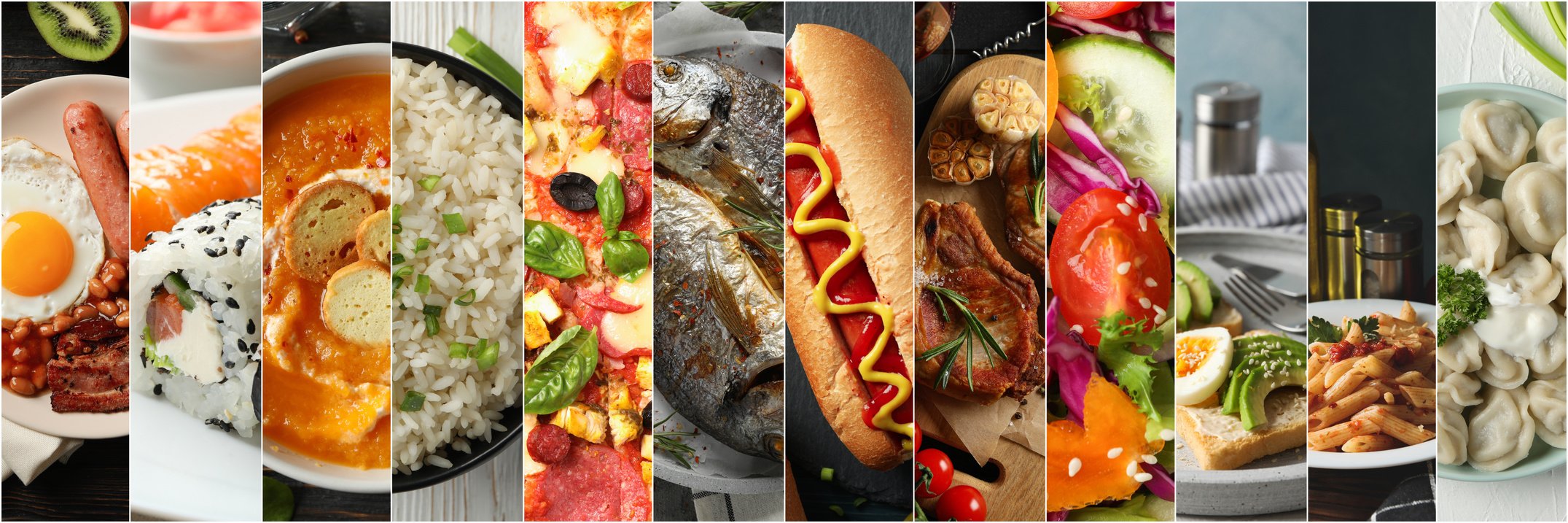 a collage of many different types of food
A group of people gathered around a Tesla car after a fun karaoke session, raising their drinks in celebration and camaraderie.